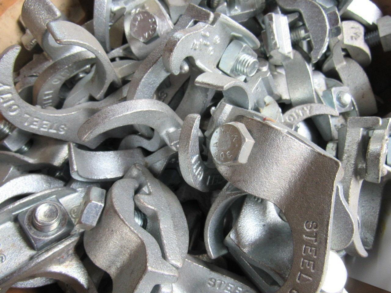 Steel City PC-150ET 1 1-1/2" Galvanized Edge Type Rigid Conduit Clamp Lot Of 53