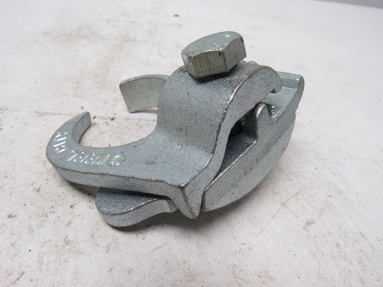 Steel City PC-150ET 1 1-1/2" Galvanized Edge Type Rigid Conduit Clamp Lot Of 53