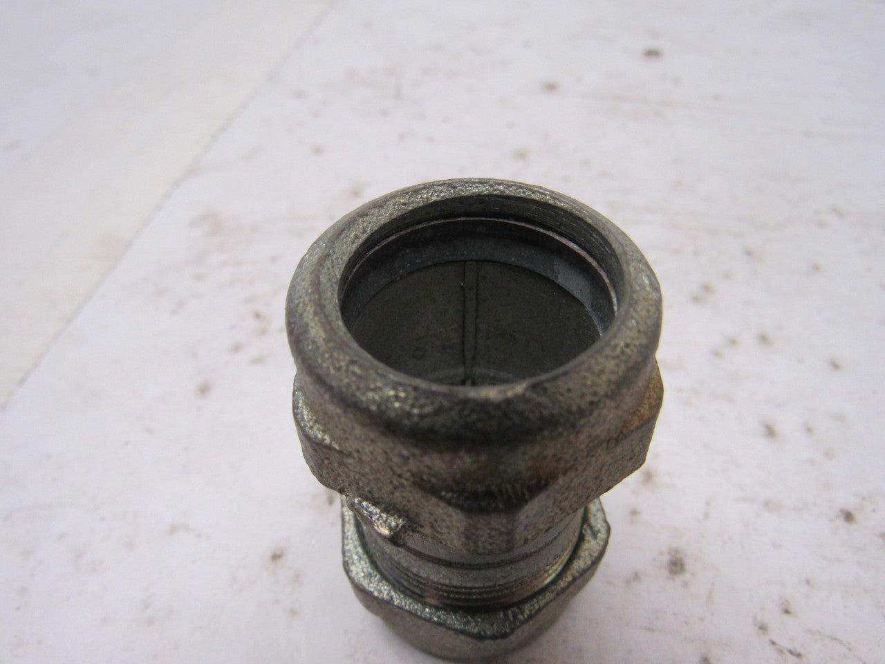 Mixed Brands 3/4" EMT Conduit Compression Couplings Lot Of 52