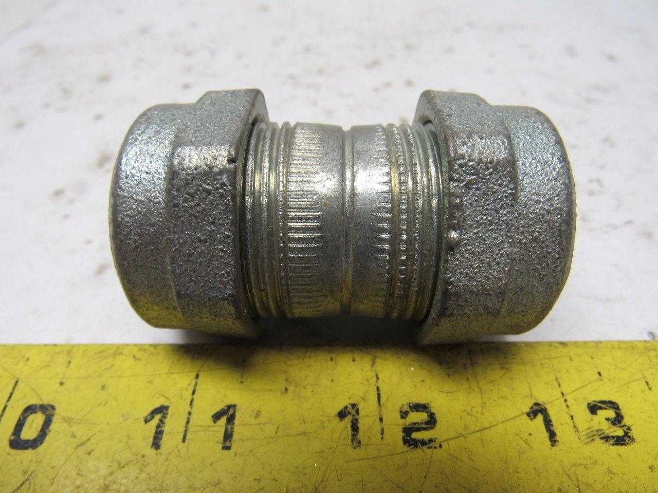 Mixed Brands 3/4" EMT Conduit Compression Couplings Lot Of 52