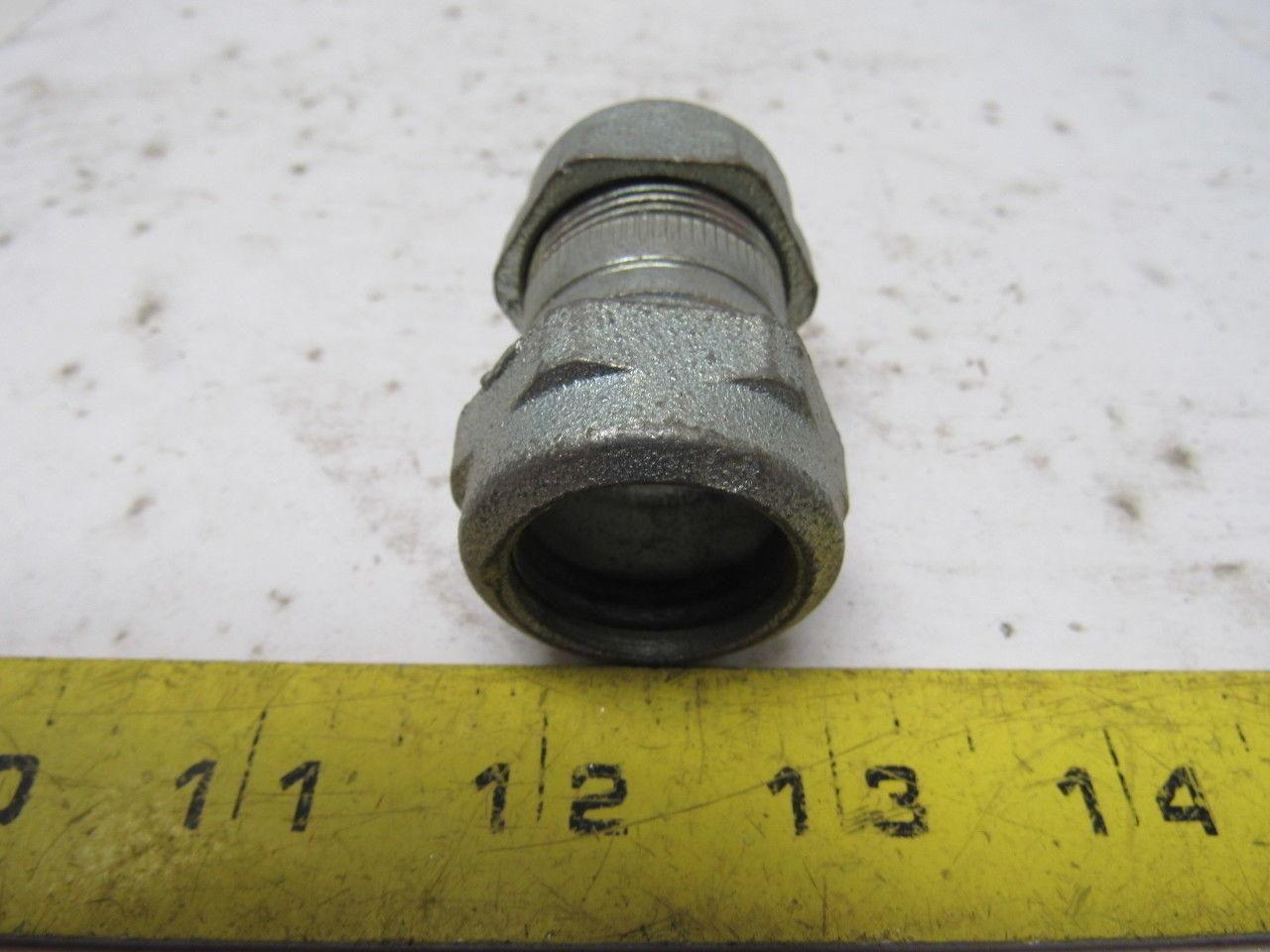 Mixed Brands 3/4" EMT Conduit Compression Couplings Lot Of 52