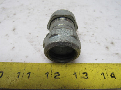 Mixed Brands 3/4" EMT Conduit Compression Couplings Lot Of 52