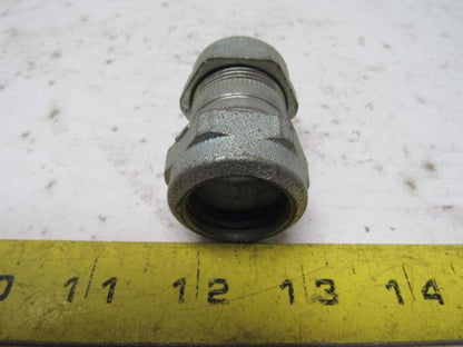 Mixed Brands 3/4" EMT Conduit Compression Couplings Lot Of 52