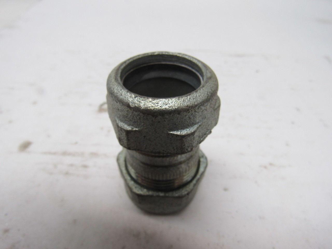 Mixed Brands 3/4" EMT Conduit Compression Couplings Lot Of 52