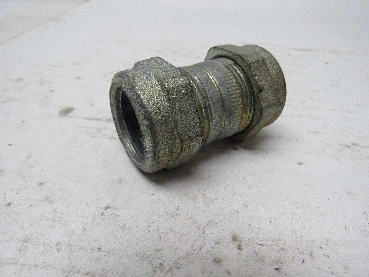 Mixed Brands 3/4" EMT Conduit Compression Couplings Lot Of 52