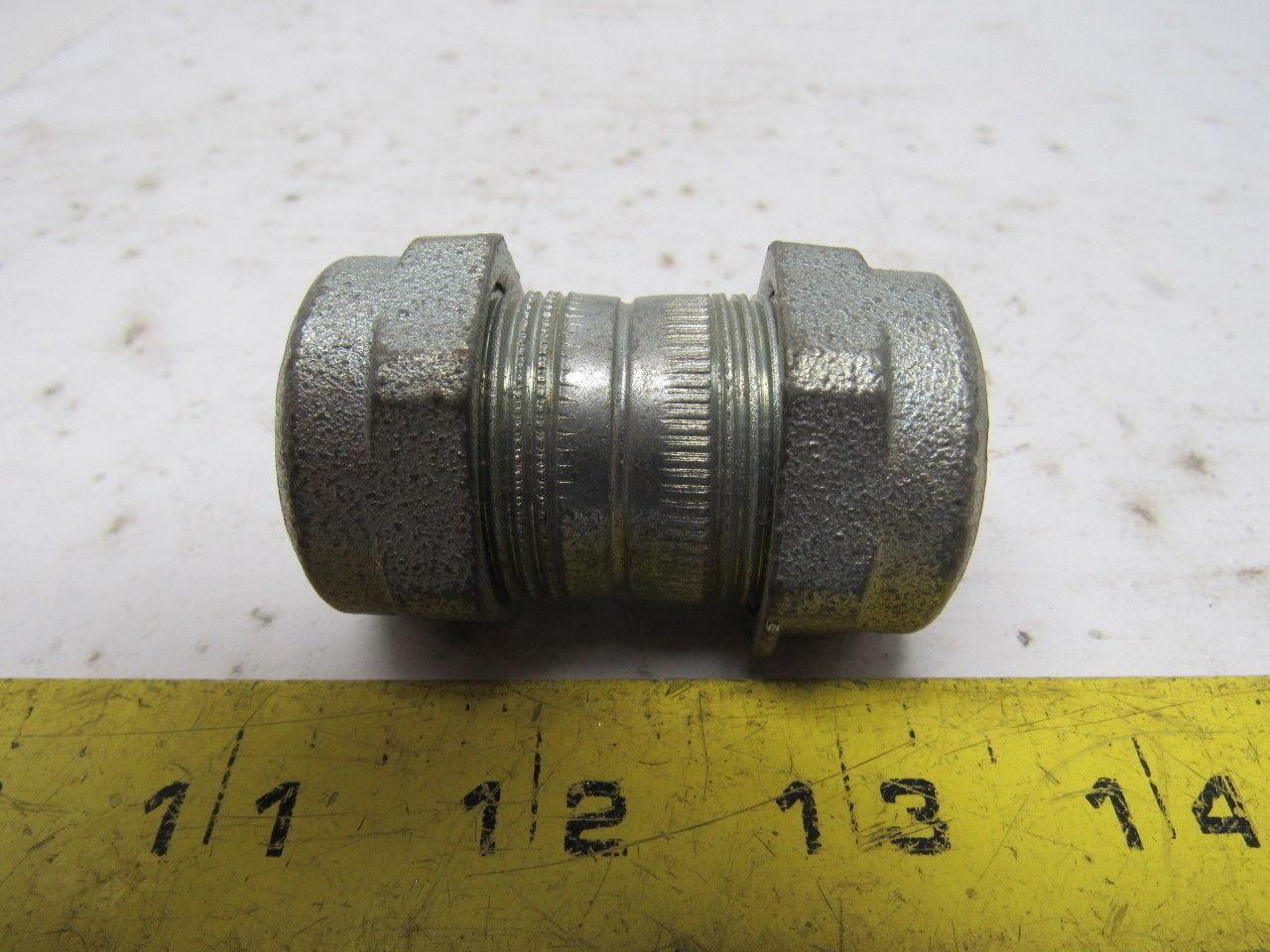 Mixed Brands 3/4" EMT Conduit Compression Couplings Lot Of 52
