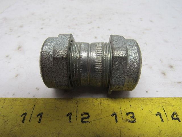 Mixed Brands 3/4" EMT Conduit Compression Couplings Lot Of 52