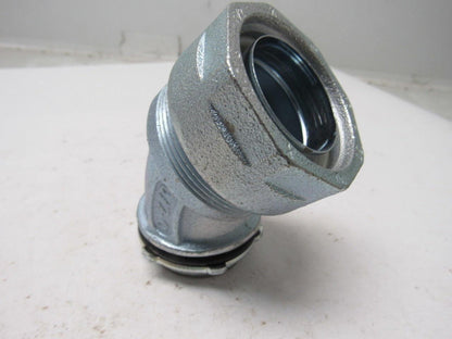 O-Z GEDNEY 4Q-4150T 45 Degree Liquidtight Connector Lot Of 2