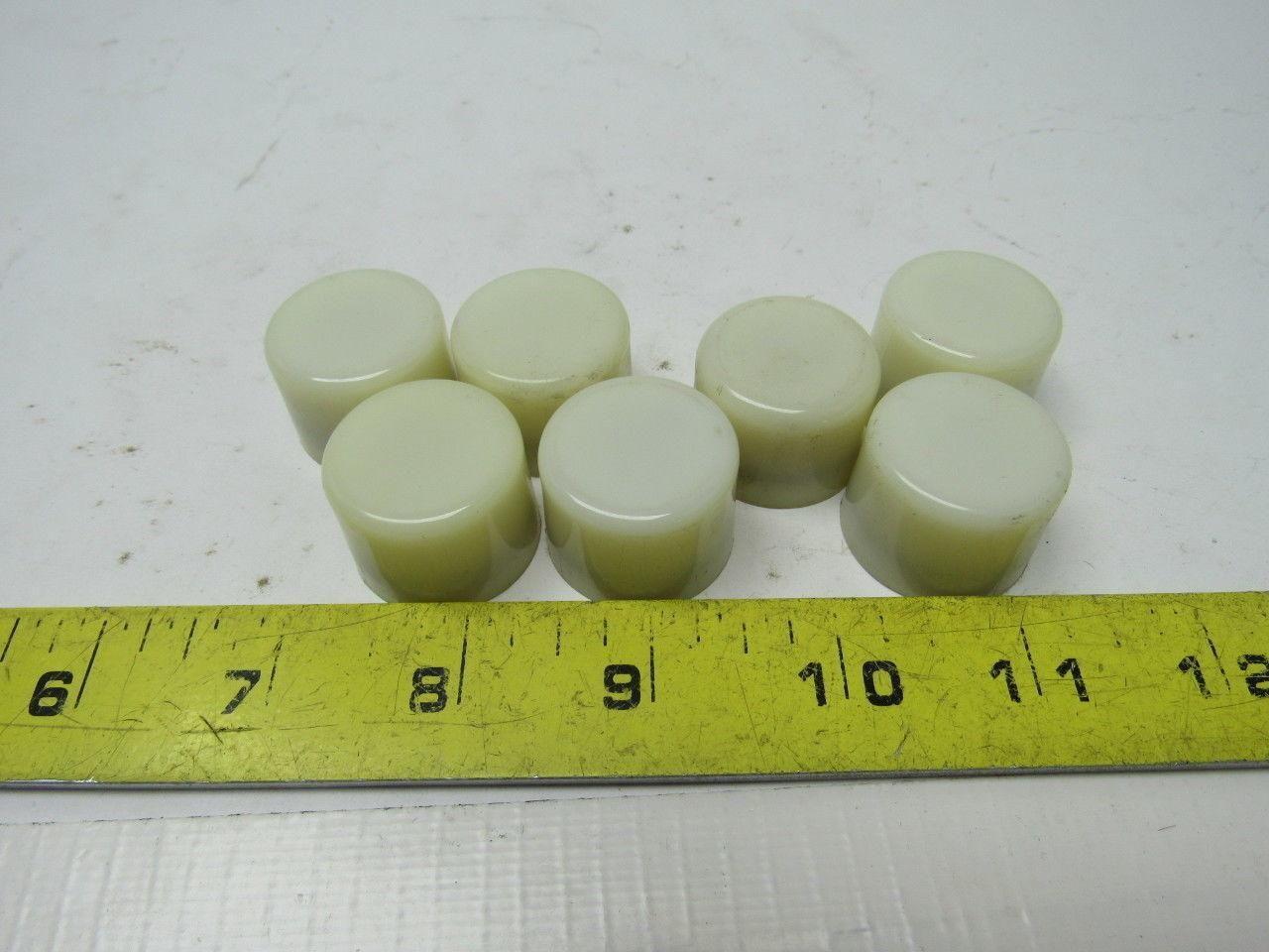 A-B Allen Bradley 800T-N44 Ser. C Illuminated White Extended Head Cap Lot of 7