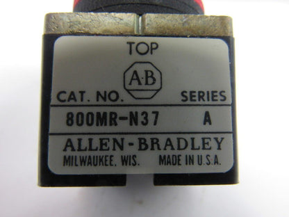 A-B Allen Bradley 800MR-N37 Ser. A Potentiometer Operator Only