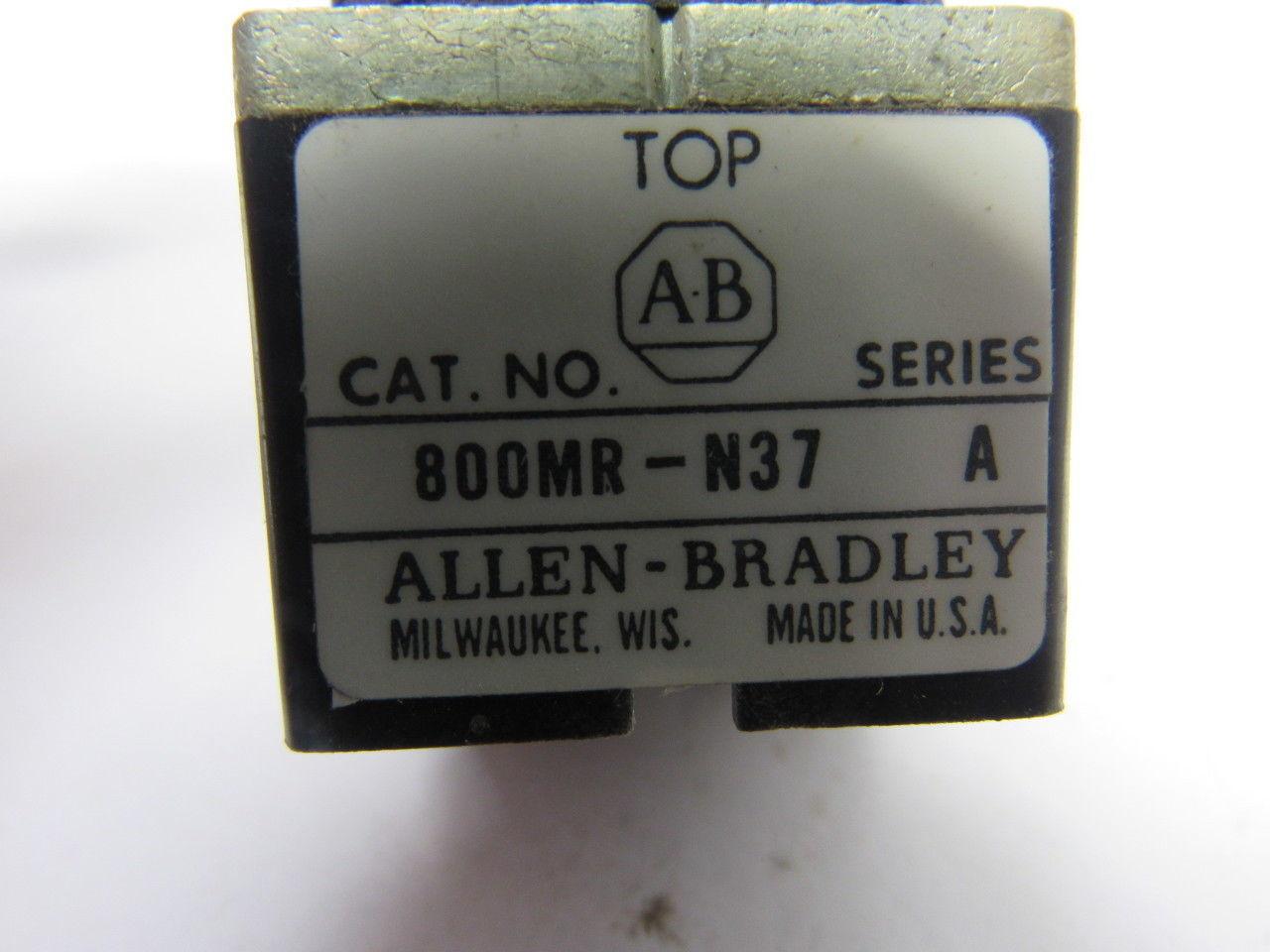 A-B Allen Bradley 800MR-N37 Ser. A Potentiometer Operator Only W/Out Hardware