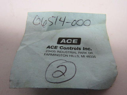 Ace Controls 06514-000 Safety Shock Absorber Square Flange  44mm ID. Lot of 2