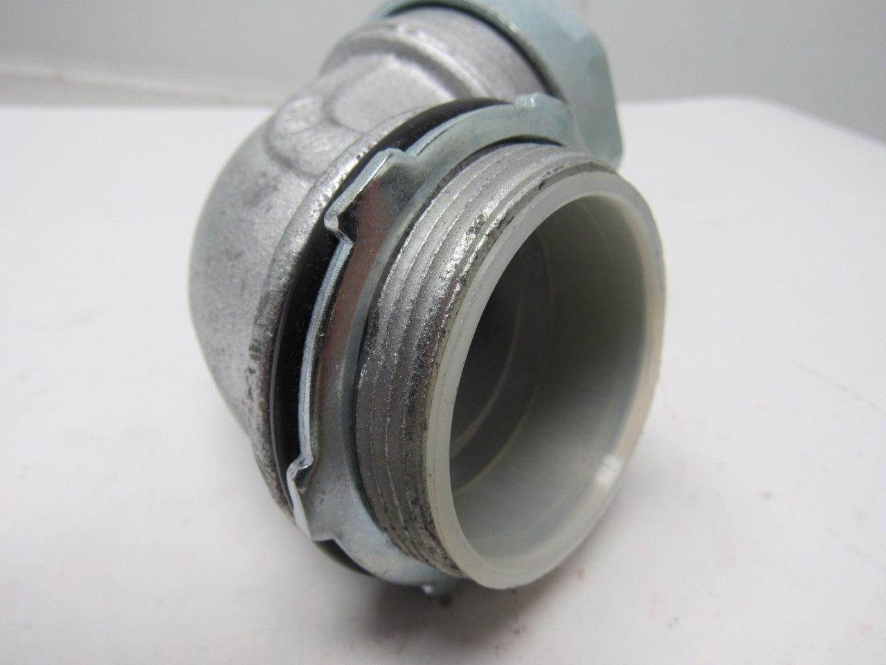 O-Z GEDNEY 4Q-9200T Steel 90 Degree Liquidtight Connector Lot Of 2