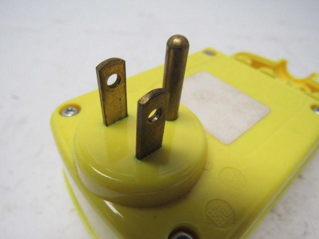 Leviton 6594 GFCI Right Angle Plug Manual Reset