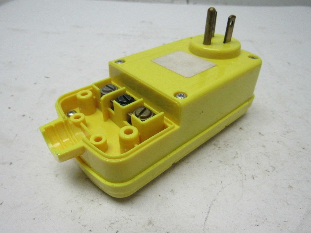 Leviton 6594 GFCI Right Angle Plug Manual Reset