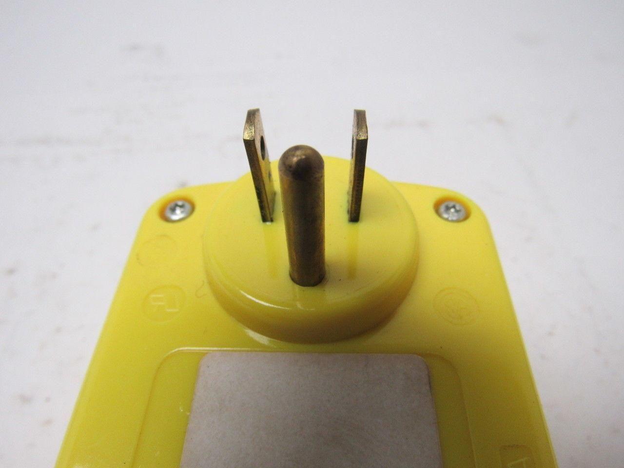 Leviton 6594 GFCI Right Angle Plug Manual Reset