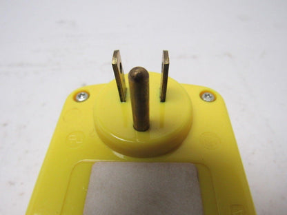 Leviton 6594 GFCI Right Angle Plug Manual Reset
