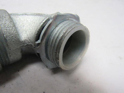 O-Z Gedney 4Q-9100 1" Malleable Iron 90 Degree Liquidtight Connector Lot Of 4