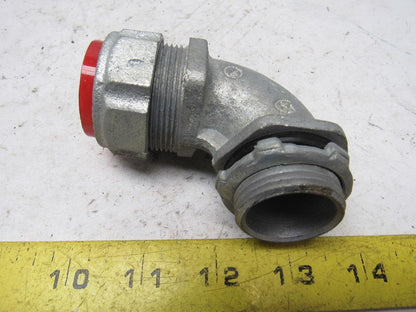 1" Malleable Iron 90 Degree Liquidtight Connector Lot Of 6