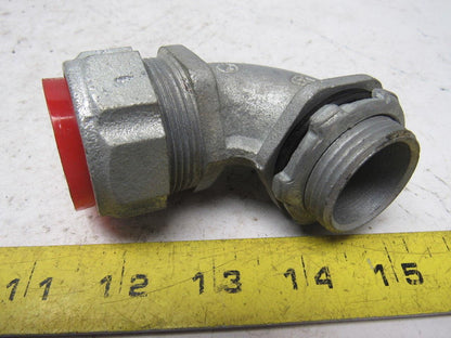 1" Malleable Iron 90 Degree Liquidtight Connector Lot Of 6