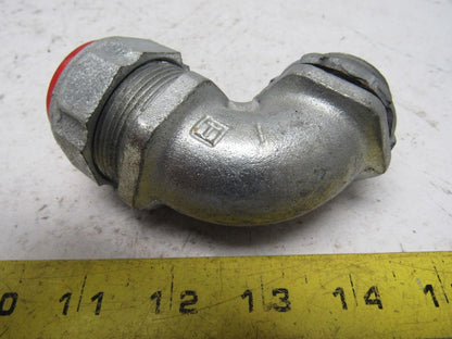 1" Malleable Iron 90 Degree Liquidtight Connector Lot Of 6