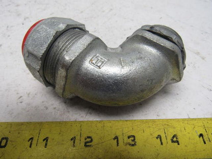 1" Malleable Iron 90 Degree Liquidtight Connector Lot Of 6