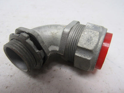 1" Malleable Iron 90 Degree Liquidtight Connector Lot Of 6
