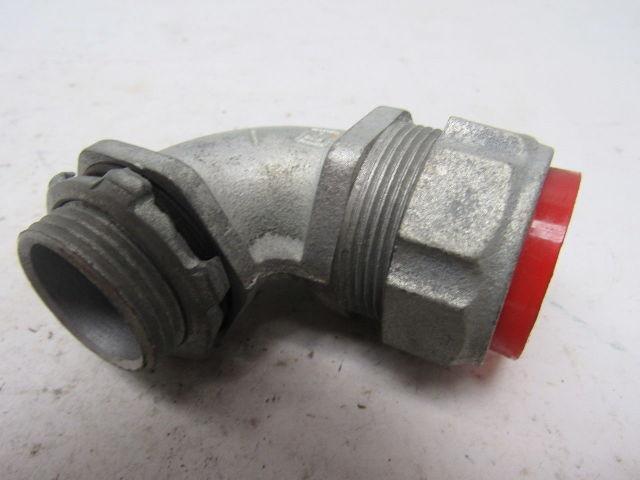 1" Malleable Iron 90 Degree Liquidtight Connector Lot Of 6
