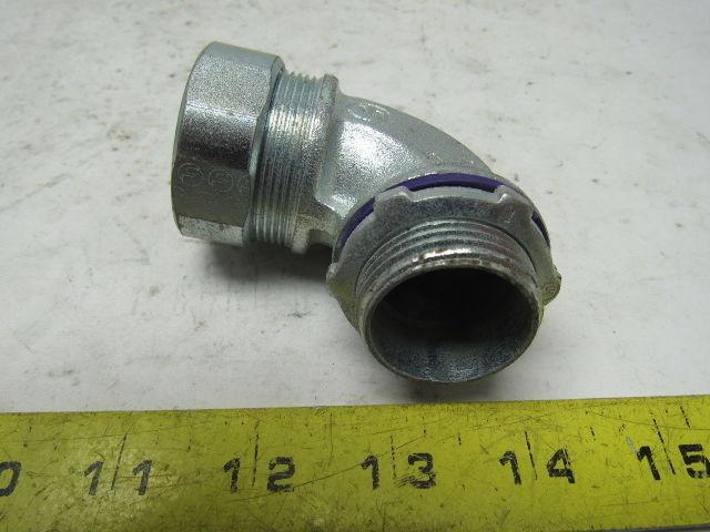 1" Malleable Iron 90 Degree Liquidtight Connector Lot Of 5