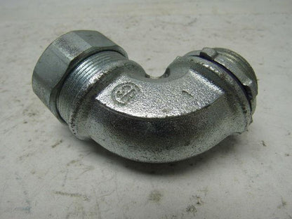 1" Malleable Iron 90 Degree Liquidtight Connector Lot Of 5