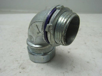 1" Malleable Iron 90 Degree Liquidtight Connector Lot Of 5