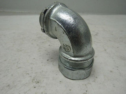 1" Malleable Iron 90 Degree Liquidtight Connector Lot Of 5