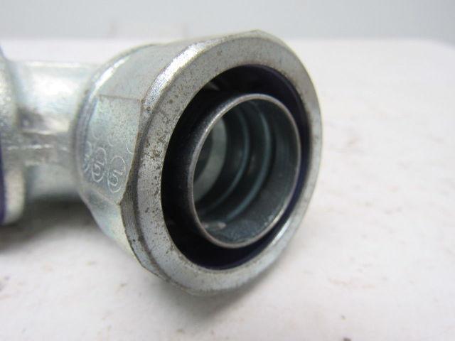 1" Malleable Iron 90 Degree Liquidtight Connector Lot Of 5