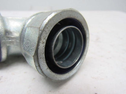 1" Malleable Iron 90 Degree Liquidtight Connector Lot Of 5