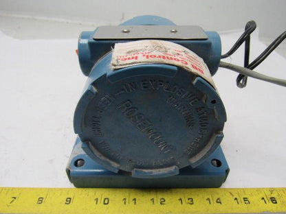 Rosemount 444TJ2U1A2NA Temperature Transmitter Span 280/810 C.  Cal. 0/1000 F.
