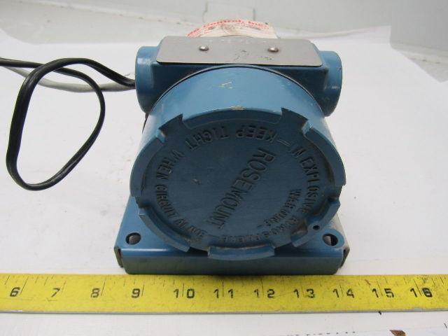 Rosemount 444TJ2U1A2NA Temperature Transmitter Span 280/810 C.  Cal. 0/1000 F.