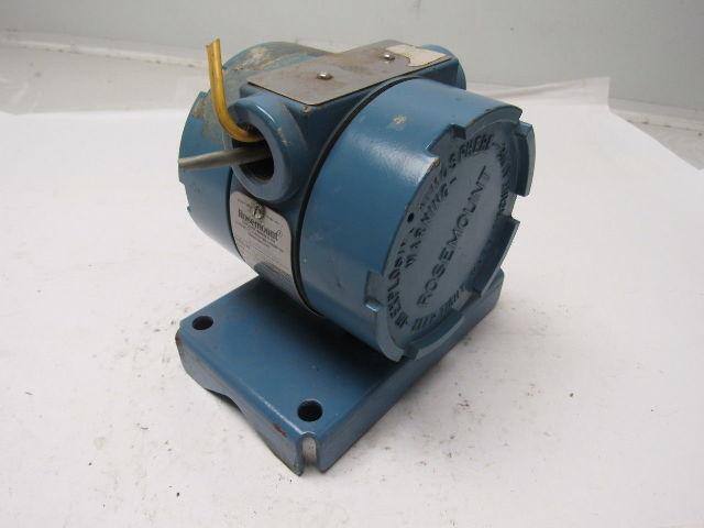 Rosemount 444TK2U1A2NA Temperature Transmitter Span 280/840 c, Cal 0/1000 F.