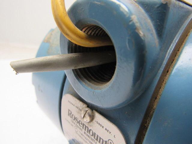 Rosemount 444TK2U1A2NA Temperature Transmitter Span 280/840 c, Cal 0/1000 F.