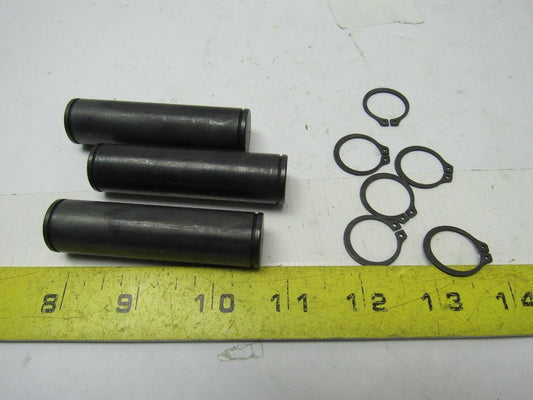 0.75"X2.875" Hardened Steel Dowel Pivot Pin Cylinder Accessory Lot Of 3