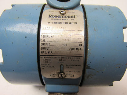 Rosemount 1144G0600A12 Pressure Transmitter