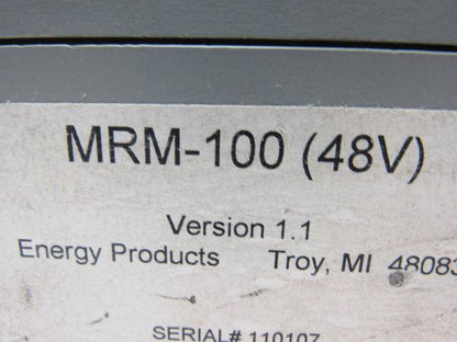 Energy Products MRM-100  Version 1.1 48V Enclosure W/Circuit board