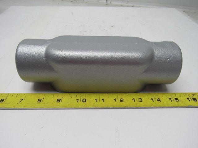 OZ GEDNEY C57 1-1/2" CONDUIT BODY FORM 7 LOT TYP C GRAY IRON LOT OF 2