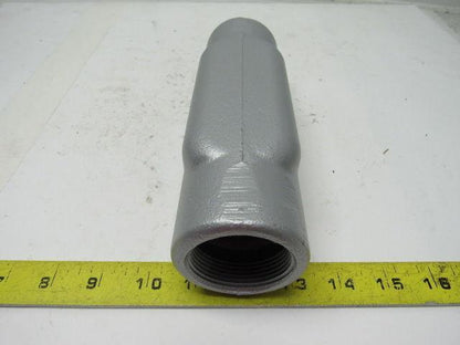 OZ GEDNEY C57 1-1/2" CONDUIT BODY FORM 7 LOT TYP C GRAY IRON LOT OF 2