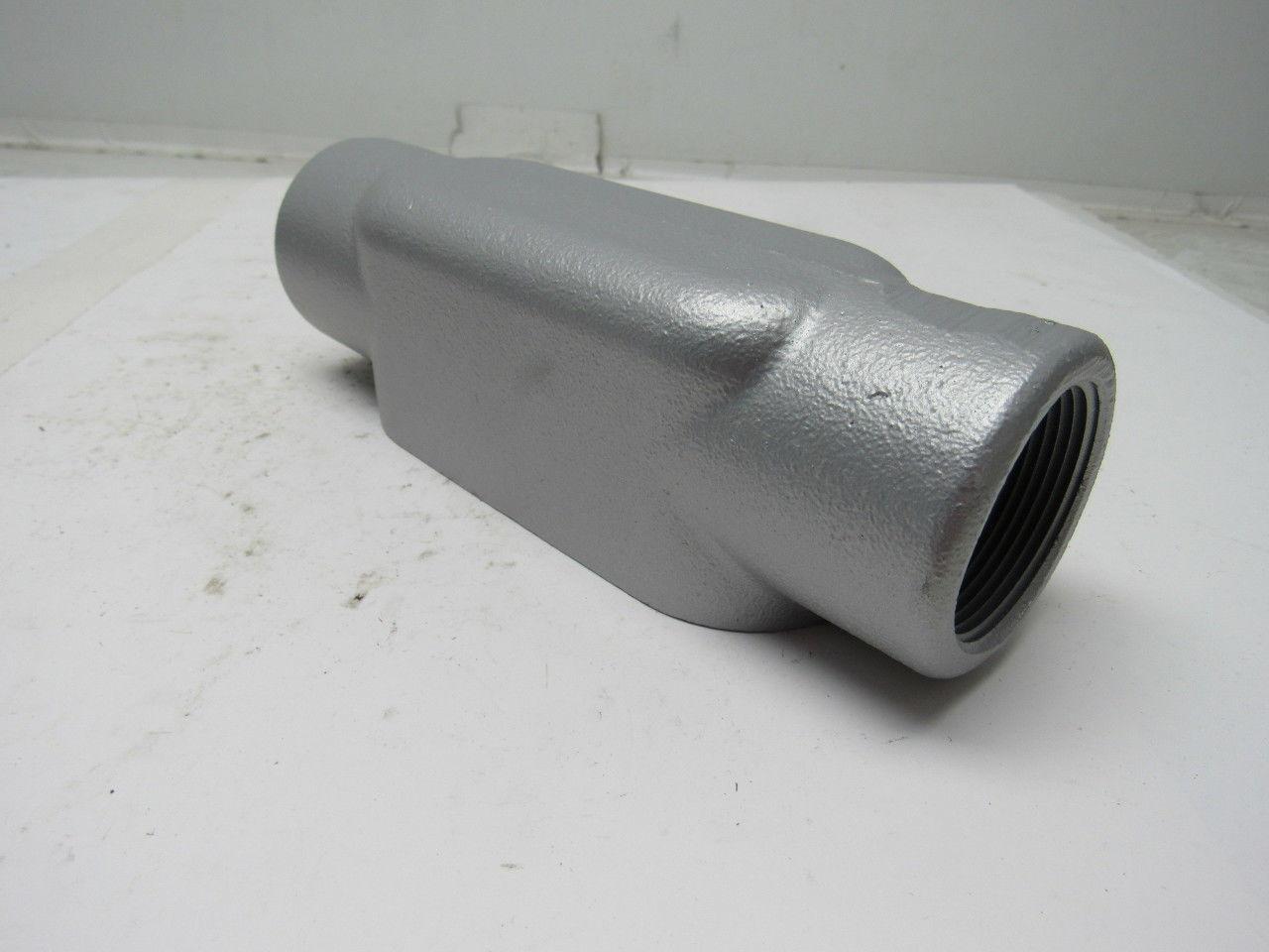 OZ GEDNEY C57 1-1/2" CONDUIT BODY FORM 7 LOT TYP C GRAY IRON LOT OF 2