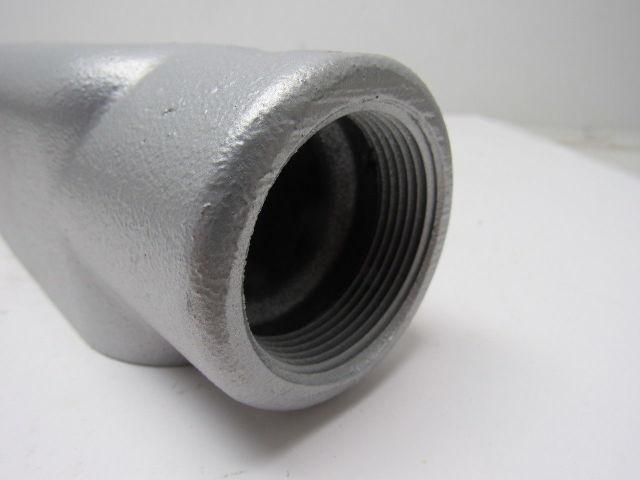 OZ GEDNEY C57 1-1/2" CONDUIT BODY FORM 7 LOT TYP C GRAY IRON LOT OF 2