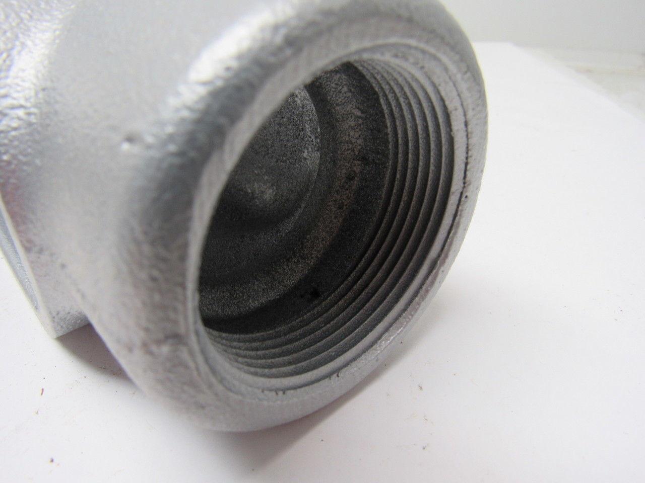 OZ GEDNEY C57 1-1/2" CONDUIT BODY FORM 7 LOT TYP C GRAY IRON LOT OF 2