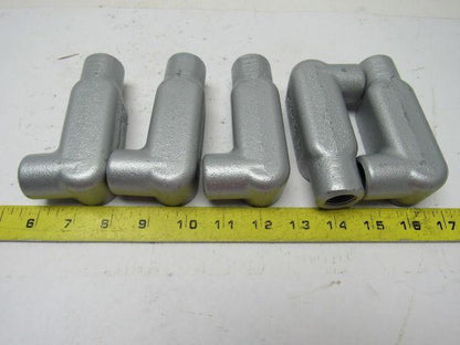 OZ GEDNEY LR17 Conduit Outlet Body, LR, 1/2 " Form 7 Lot of 5
