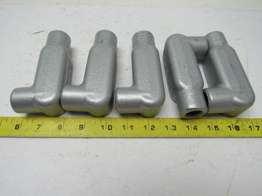 OZ GEDNEY LR17 Conduit Outlet Body, LR, 1/2 " Form 7 Lot of 5