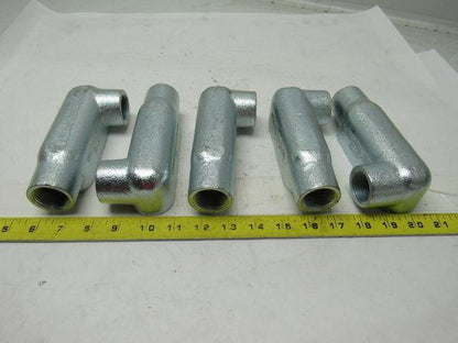 OZ GEDNEY LR100 1"  Iron Conduit Body Lot of 5