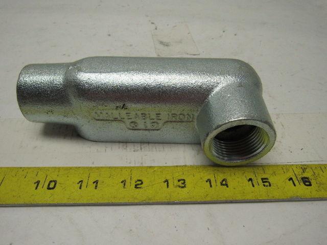 OZ GEDNEY LR100 1"  Iron Conduit Body Lot of 5